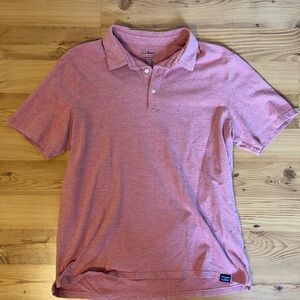 L.L. Bean Men's Salmon Polo Shirt